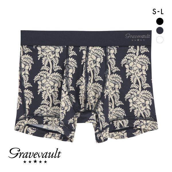 グレイブボールト aloha ショート ボクサーパンツ SML メンズ 前閉じ 日本製 Gravevault 国産