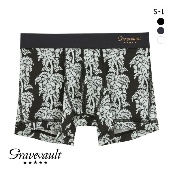 グレイブボールト aloha ショート ボクサーパンツ SML メンズ 前閉じ 日本製 Gravevault 国産