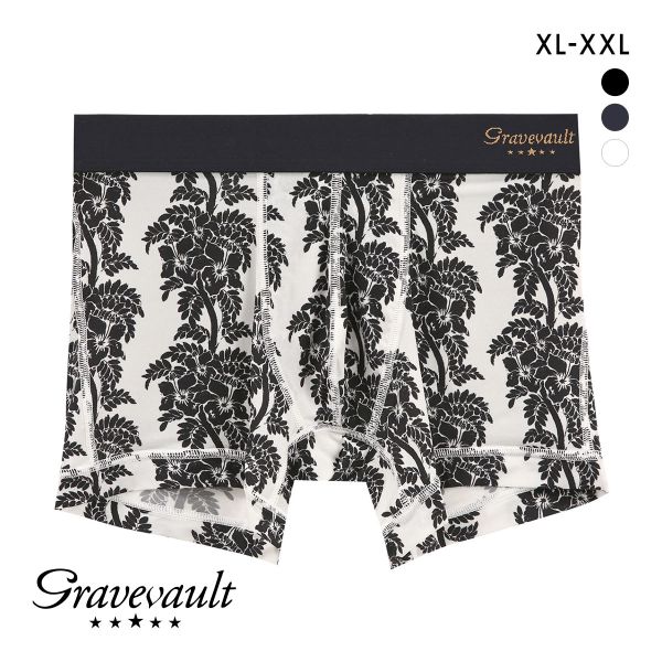 グレイブボールト aloha ショート ボクサーパンツ XL XXL メンズ 前閉じ 日本製 Gravevault 国産