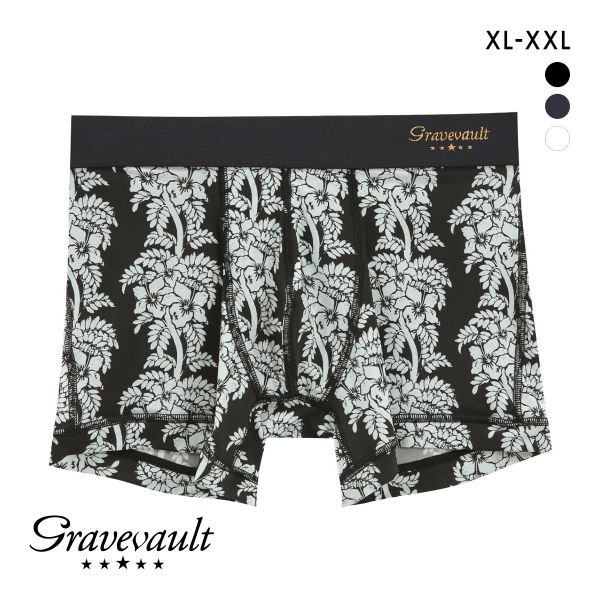 グレイブボールト aloha ショート ボクサーパンツ XL XXL メンズ 前閉じ 日本製 Gravevault 国産