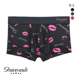 グレイブボールト Kiss ローライズ ボクサーパンツ SML メンズ 前閉じ 日本製 Gravevault 国産