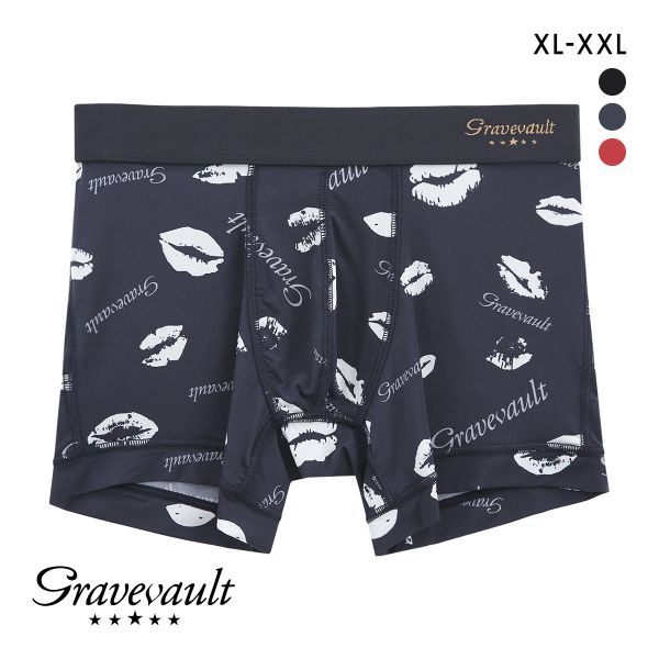 グレイブボールト Kiss ショート ボクサーパンツ XL XXL 大きいサイズ メンズ 前閉じ 日本製 Gravevault 国産