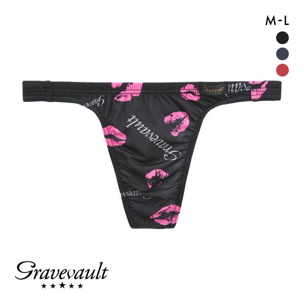 グレイブボールト Kiss Tバック ビキニ ML メンズ 前閉じ 日本製 Gravevault 国産