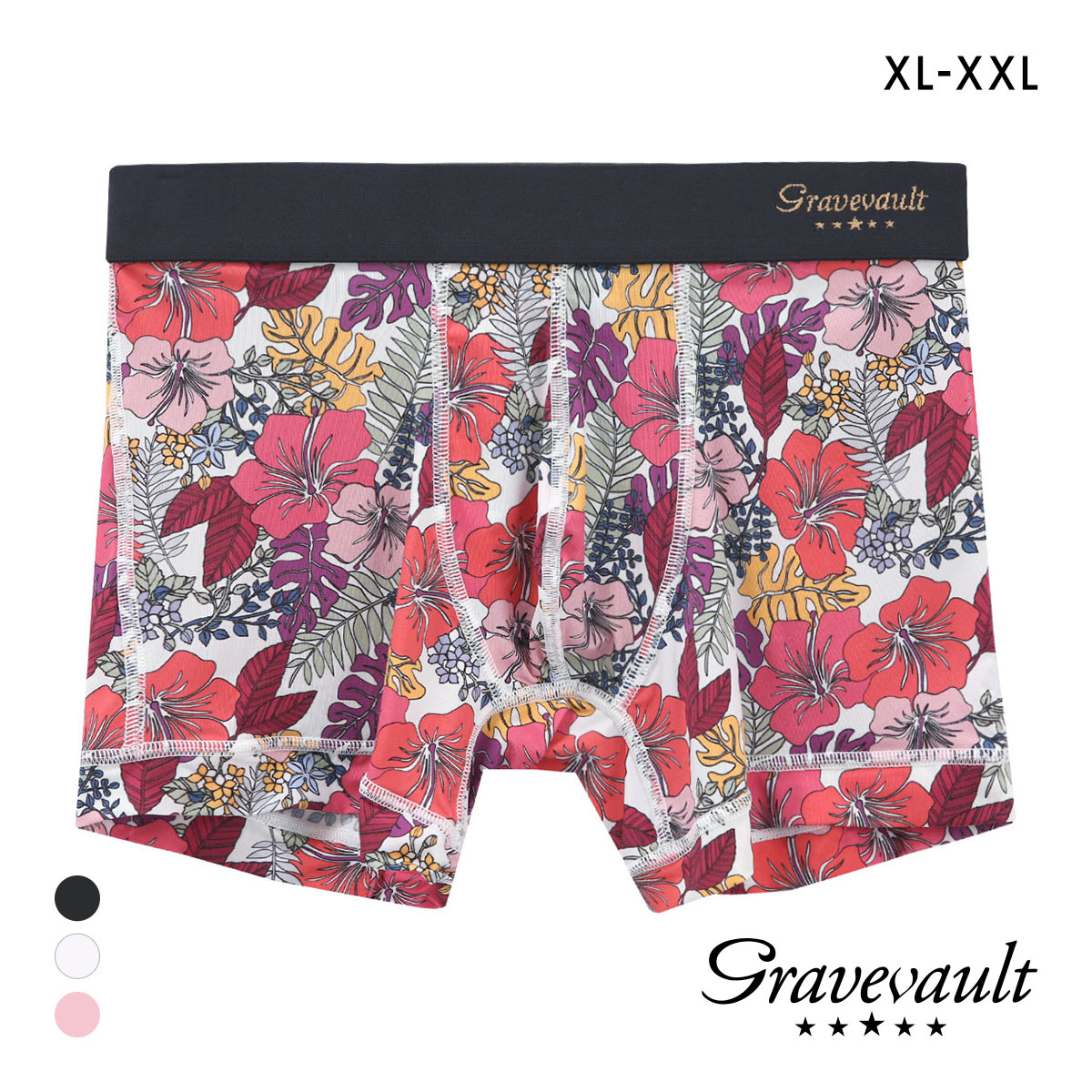 グレイブボールト emotions ショート ボクサーパンツ XL Gravevault(WH-ホワイト-XL)