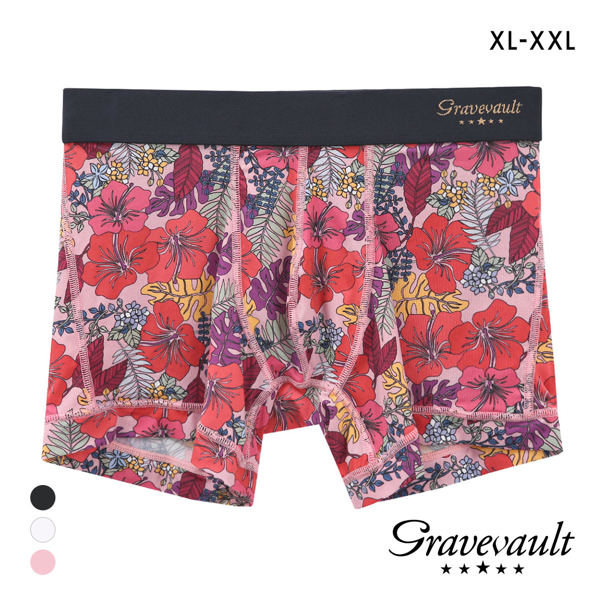 グレイブボールト emotions ショート ボクサーパンツ XL Gravevault(PI-ピンク-XL)