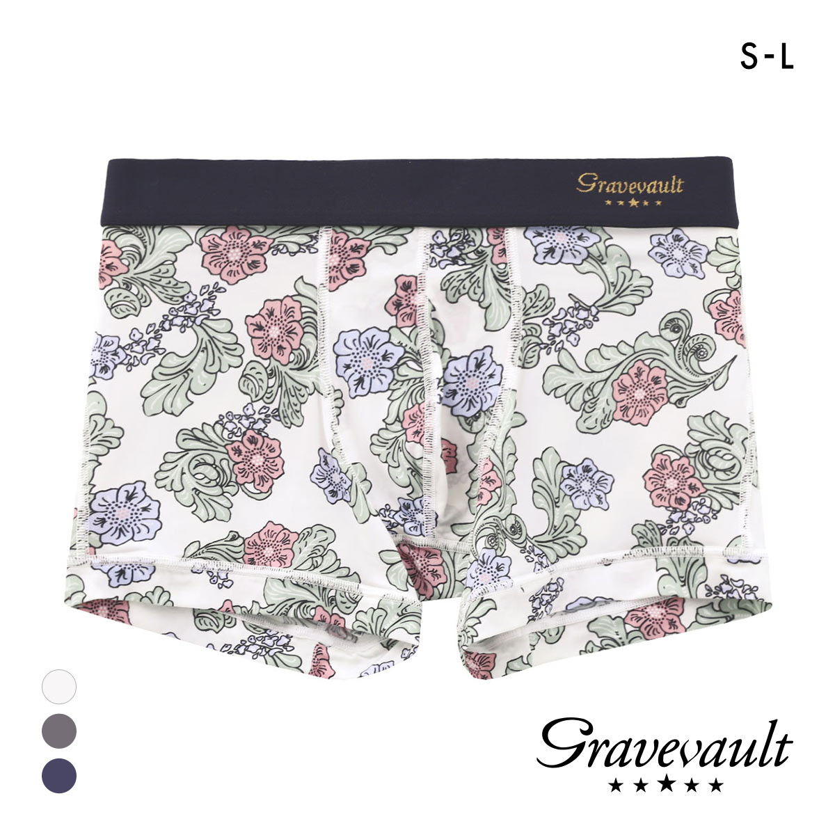 グレイブボールト Impatients ショート ボクサーパンツ SML メンズ 前閉じ 日本製 Gravevault 国産