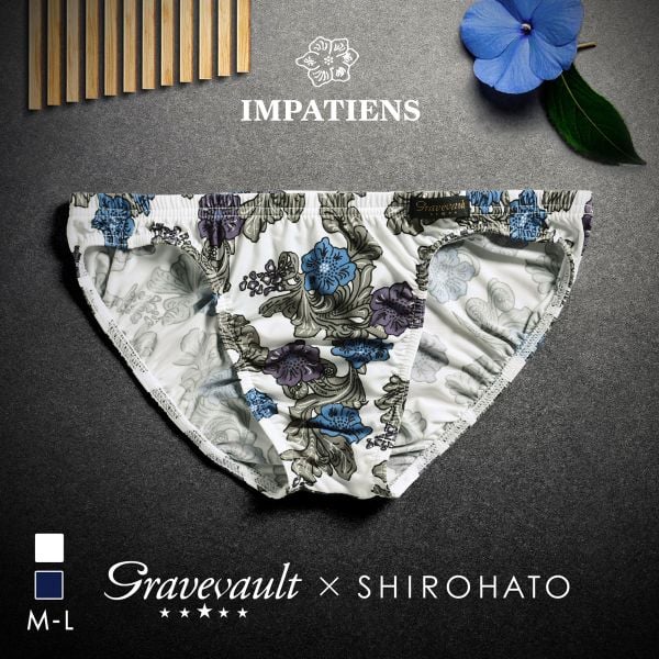 グレイブボールト Gravevault×SHIROHATO 別注 限定カラー Impatients フルバック ビキニ  M L ブリーフ メンズ
