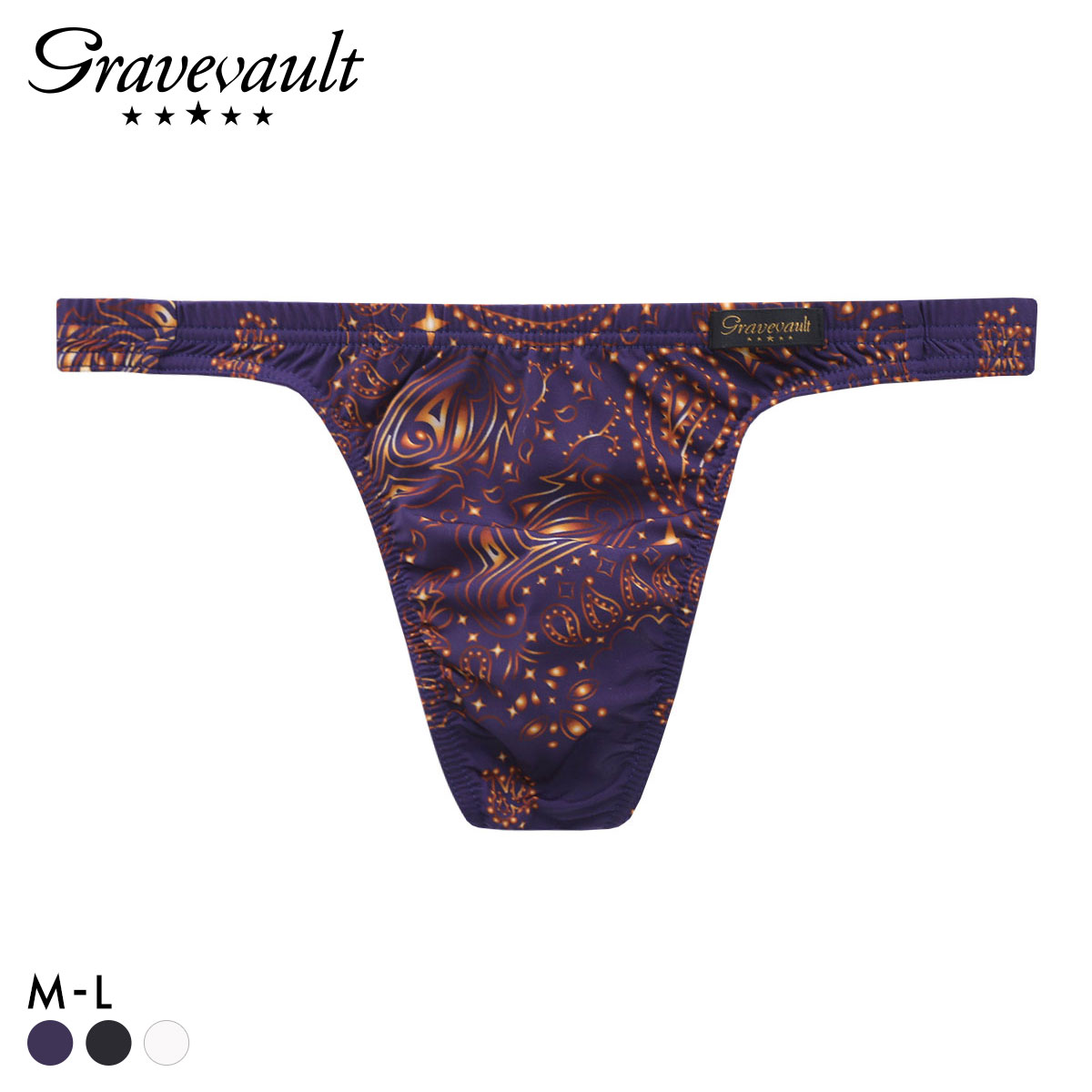 グレイブボールト MASK Tバック ビキニ メンズ ML 前閉じ Gravevault