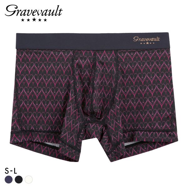 グレイブボールト Gravevault Gift ショート ボクサーパンツ メンズ アンダーウェア 前とじ SML