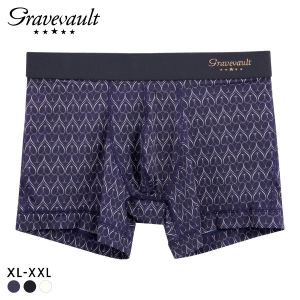 グレイブボールト Gravevault Gift ボクサーパンツ ショート メンズ 前とじ XL 大きいサイズ