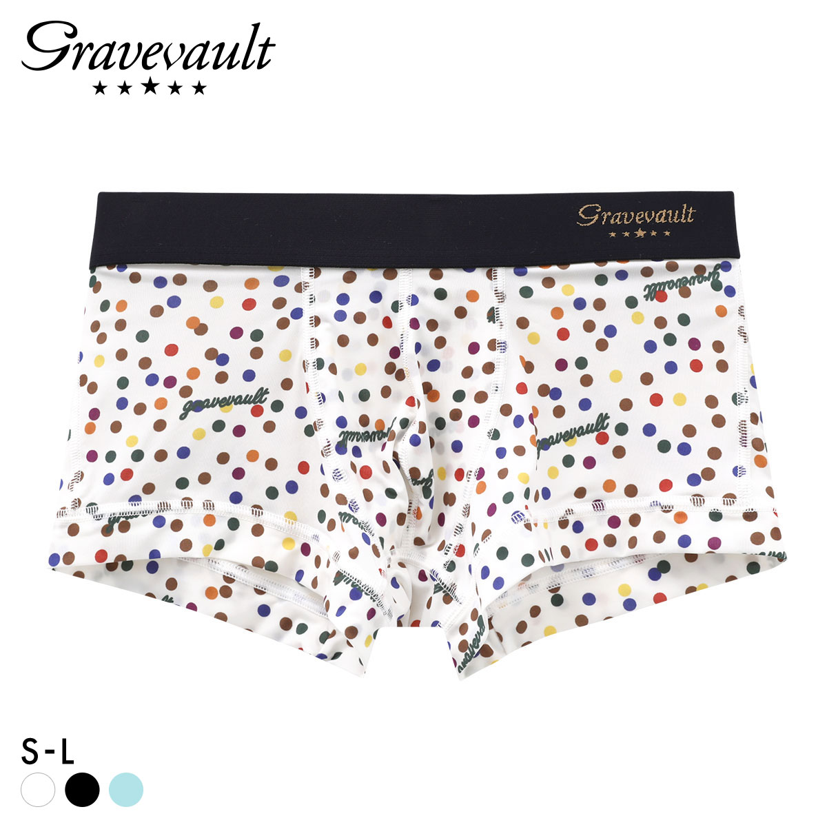 グレイブボールト Dot ローライズ ボクサーパンツ メンズ Gravevault 日本製