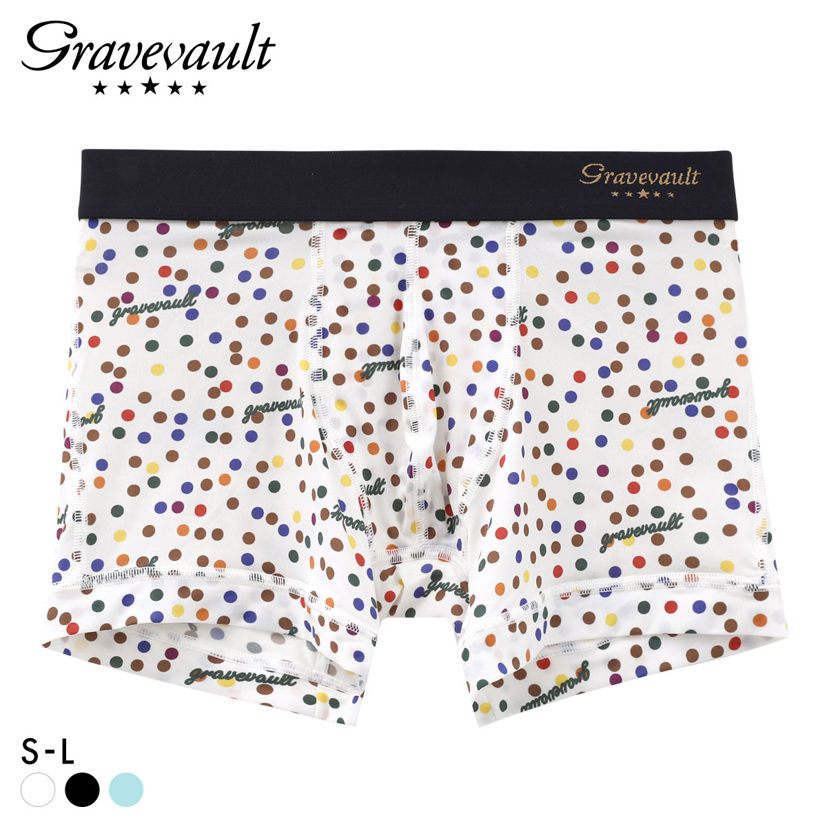 グレイブボールト Dot ショート ボクサーパンツ メンズ Gravevault 日本製