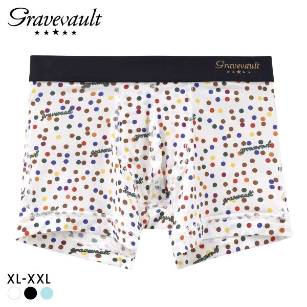 グレイブボールト Dot ショート ボクサーパンツ XL XXL メンズ Gravevault 大きいサイズ 日本製