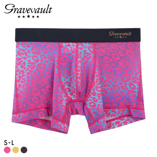 グレイブボールト NEO LEOPARD ショート ボクサーパンツ メンズ Gravevault 前とじ S M L 3052572