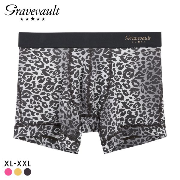 グレイブボールト NEO LEOPARD ショート ボクサーパンツ メンズ Gravevault 前とじ XL XXL 大きいサイズ 3052572