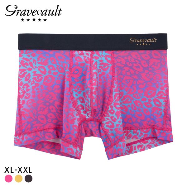 グレイブボールト NEO LEOPARD ショート ボクサーパンツ メンズ Gravevault 前とじ XL XXL 大きいサイズ 3052572