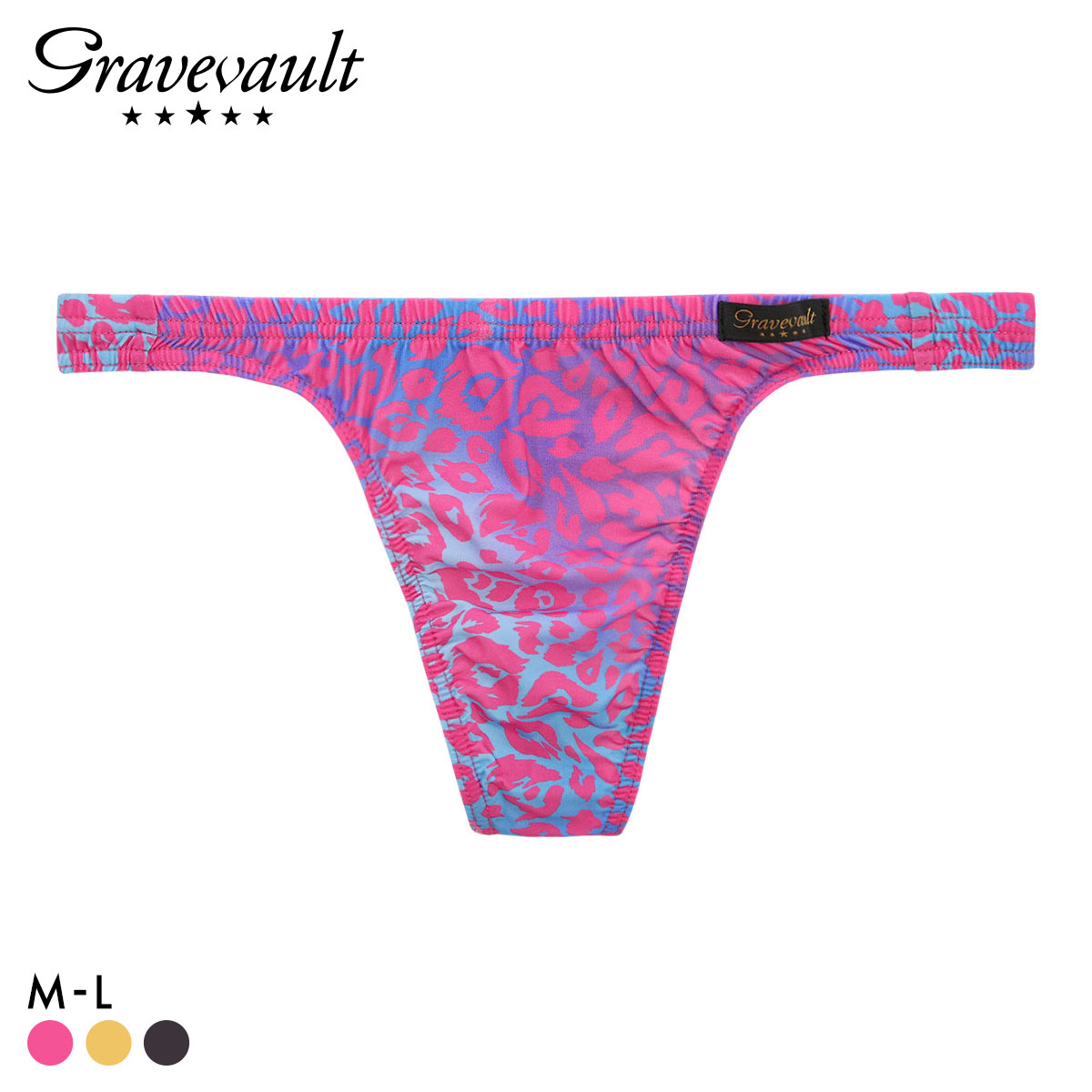 グレイブボールト NEO LEOPARD Tバック ビキニ ML メンズ Gravevault 前とじ 3052576