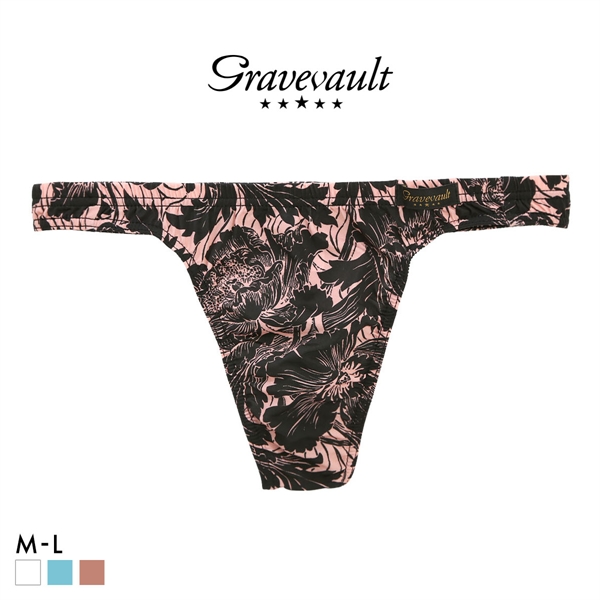 グレイブボールト FLOWER Tバック ビキニ ML メンズ Gravevault 前とじ 3052596 日本製