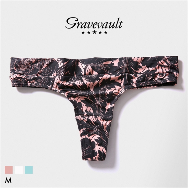 グレイブボールト FLOWER Thong Tショーツ レディース ソング タンガ ペア Gravevault