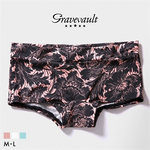 グレイブボールト FLOWER Shorty ボクサーショーツ レディース ショーツ ボーイレングス ローライズ ペア Gravevault