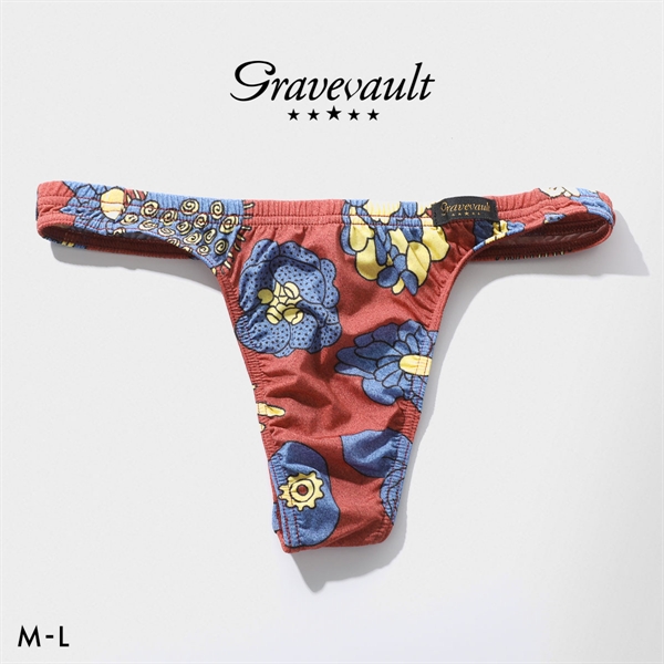 グレイブボールト EMBRO FLOWER Tバック ビキニ ML メンズ Gravevault 前とじ 3052616 日本製