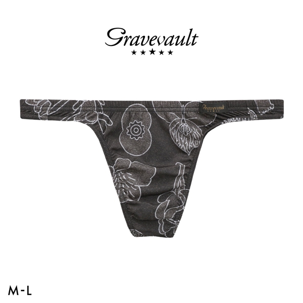グレイブボールト EMBRO FLOWER Tバック ビキニ ML メンズ Gravevault 前とじ 3052616 日本製