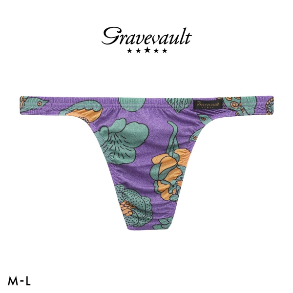 グレイブボールト EMBRO FLOWER Tバック ビキニ ML メンズ Gravevault 前とじ 3052616 日本製