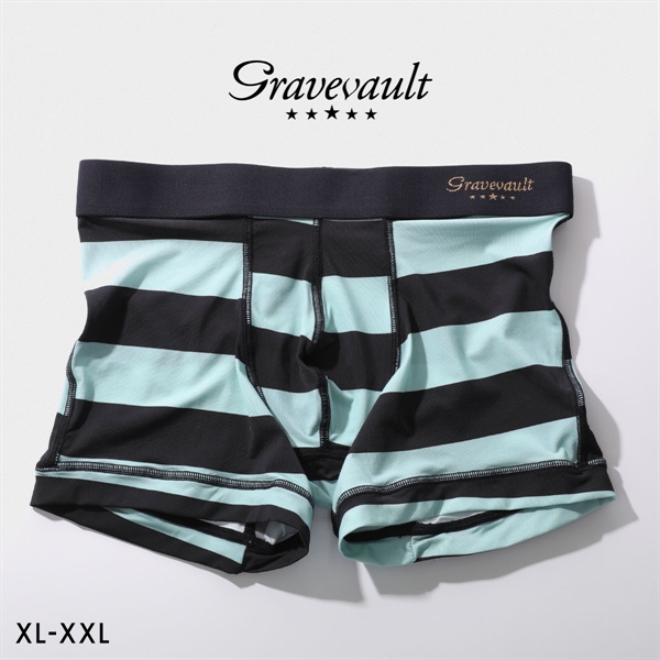 グレイブボールト Border Line ショートボクサー メンズ ボクサーパンツ 大きいサイズ XL XXL 3052622 日本製 Gravevault