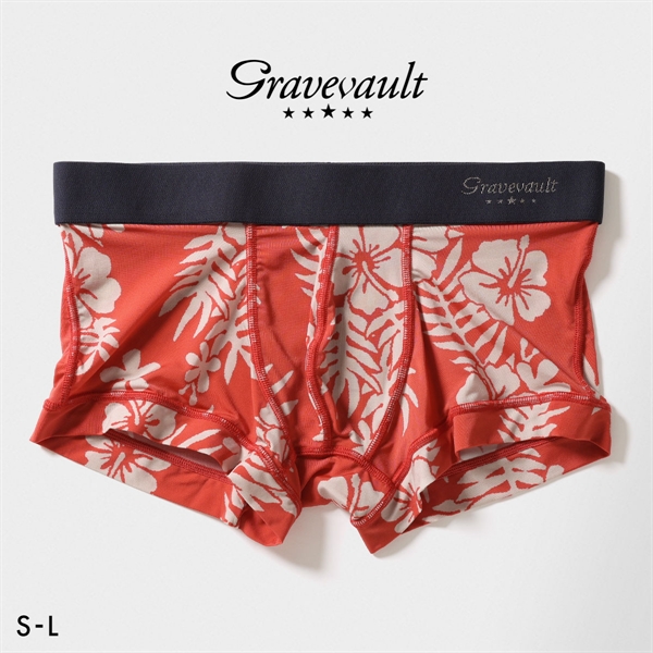 グレイブボールト Vintage ローライズ ボクサーパンツ メンズ 前とじ S M L Gravevault