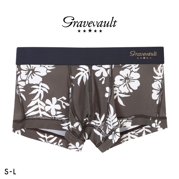 グレイブボールト Vintage ローライズ ボクサーパンツ メンズ 前とじ S M L Gravevault