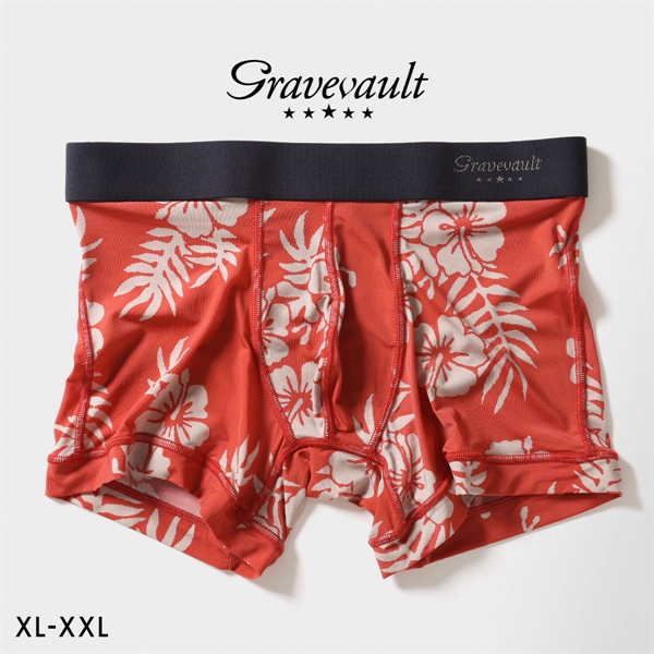 グレイブボールト Vintage ショートボクサー メンズ ボクサーパンツ 前とじ XL XXL 大きいサイズ Gravevault