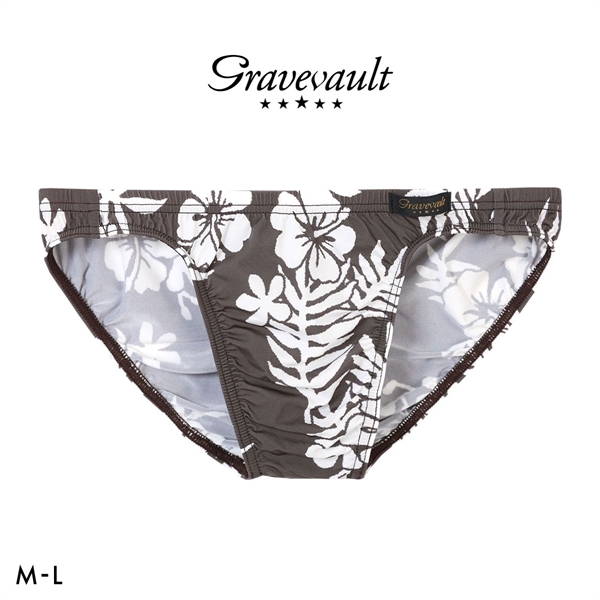 グレイブボールト Vintage フルバック ビキニ メンズ ブリーフ 前とじ S M L Gravevault