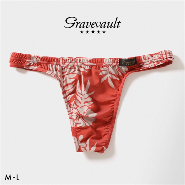 グレイブボールト Vintage Tバック ビキニ メンズ 前とじ M L 日本製 Gravevault