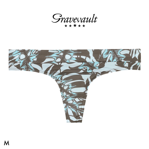 グレイブボールト monstera leaf Thong Tショーツ レディース ソング タンガ ペア Gravevault