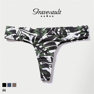 グレイブボールト monstera leaf Thong Tショーツ レディース ソング タンガ ペア Gravevault