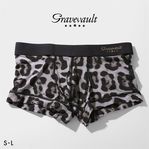 グレイブボールト Jaguar ローライズ ボクサーパンツ メンズ 前とじ S M L Gravevault