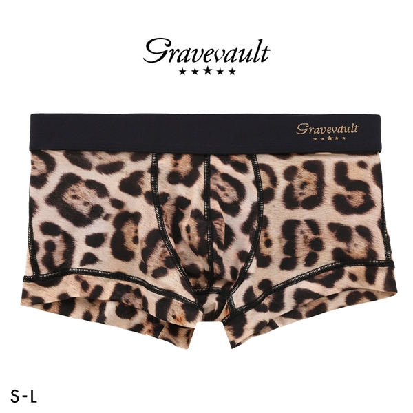 グレイブボールト Jaguar ローライズ ボクサーパンツ メンズ 前とじ S M L Gravevault