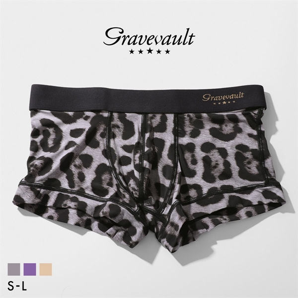 グレイブボールト Jaguar ローライズ ボクサーパンツ メンズ 前とじ S M L Gravevault