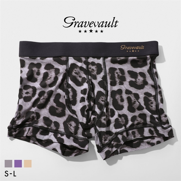 グレイブボールト Jaguar ショートボクサー メンズ ボクサーパンツ 前とじ S M L Gravevault
