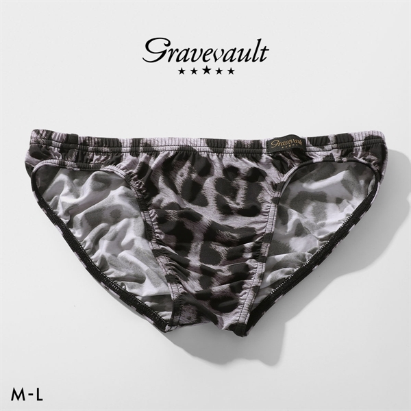 グレイブボールト Jaguar フルバック ビキニ メンズ ブリーフ 前とじ S M L Gravevault