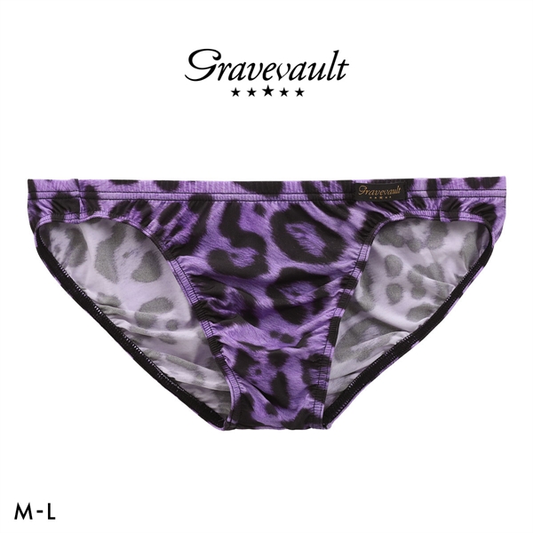グレイブボールト Jaguar フルバック ビキニ メンズ ブリーフ 前とじ S M L Gravevault