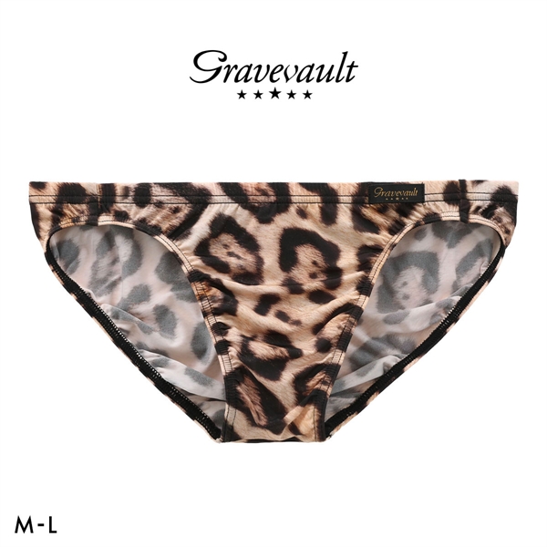 グレイブボールト Jaguar フルバック ビキニ メンズ ブリーフ 前とじ S M L Gravevault