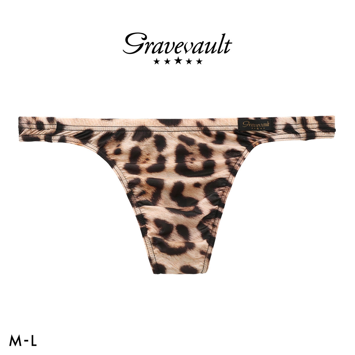 グレイブボールト Jaguar Tバック ビキニ メンズ 前とじ M L Gravevault(BE-ベージュ-M)