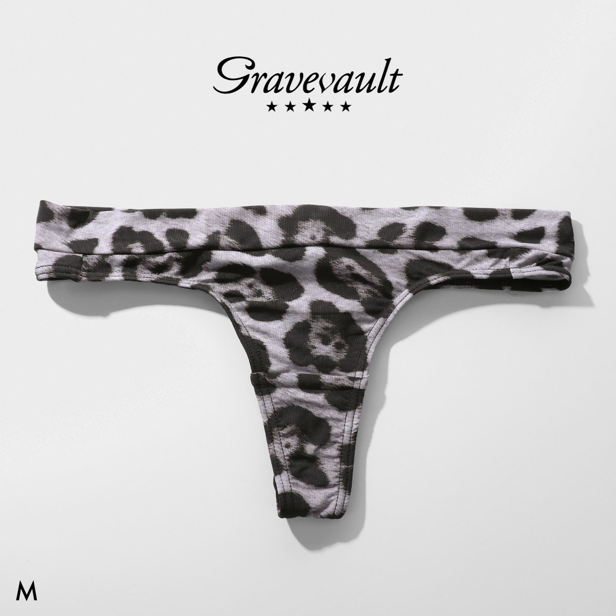 グレイブボールト Jaguar Thong Tショーツ レディース ソング タンガ ペア Gravevault(GY-グレー-M)