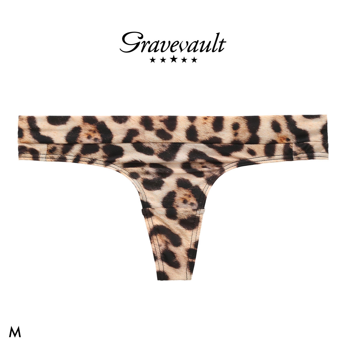 グレイブボールト Jaguar Thong Tショーツ レディース ソング タンガ ペア Gravevault(BE-ベージュ-M)