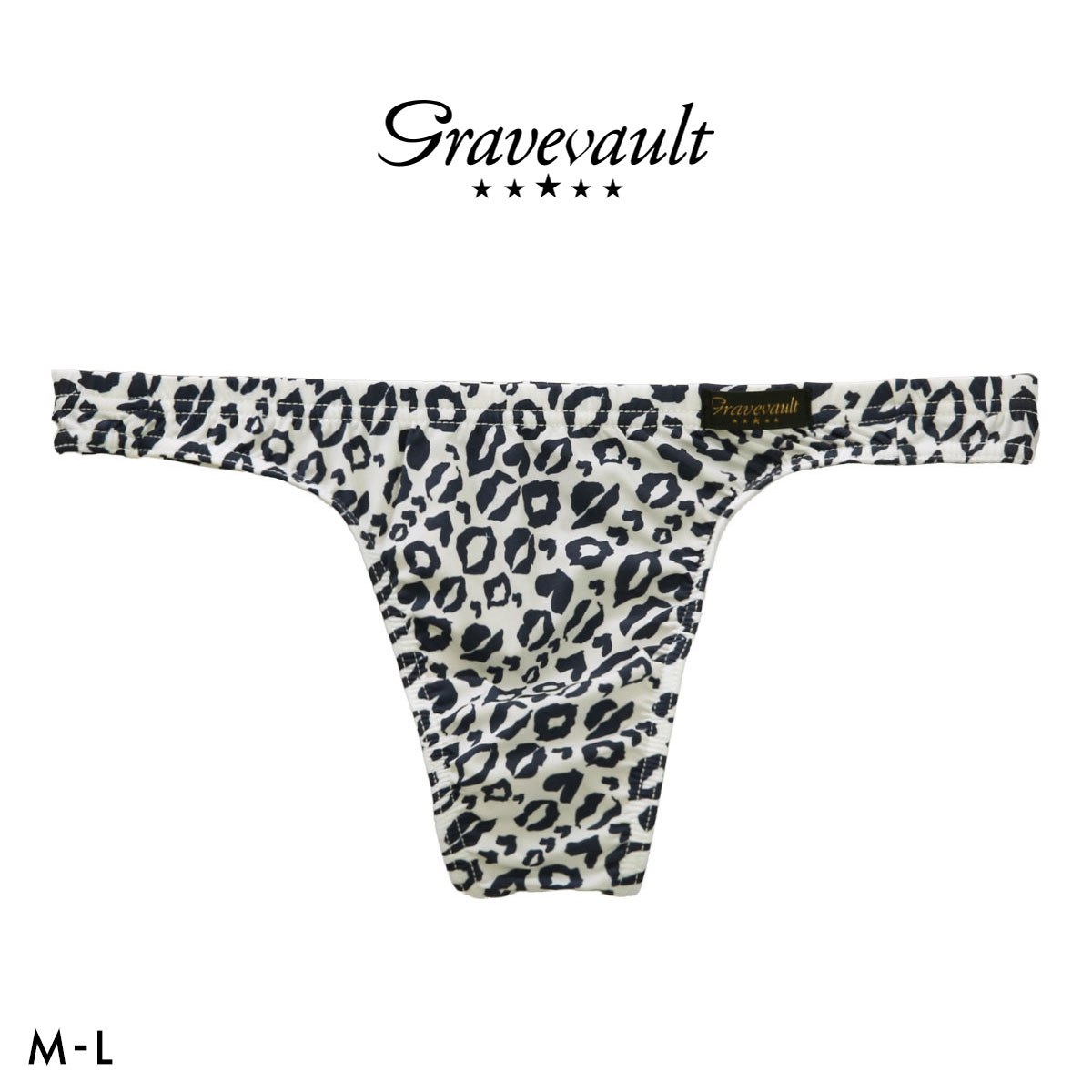 グレイブボールト LIP MARKS Tバック ビキニ メンズ 前とじ M L Gravevault(NV-ネイビー-M)