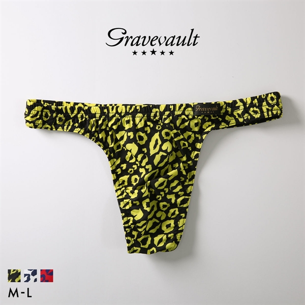 グレイブボールト LIP MARKS Tバック ビキニ メンズ 前とじ M L Gravevault