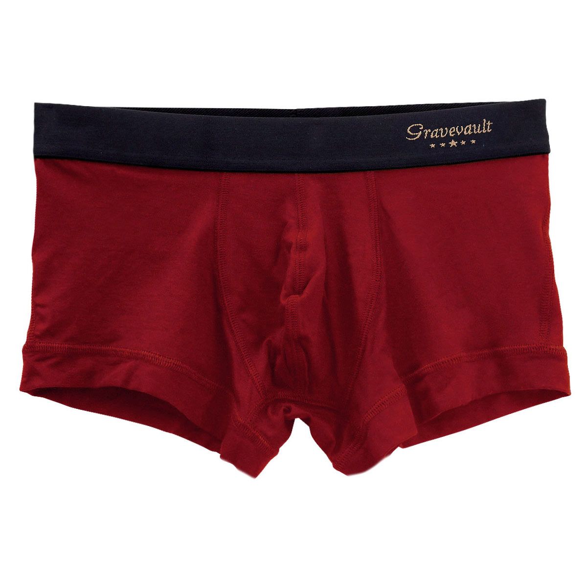 グレイブボールトGravevault × SHIROHATO 別注 naturale due ローライズ ボクサーパンツ メンズ S M L 天然素材(WI-ワイン-S)