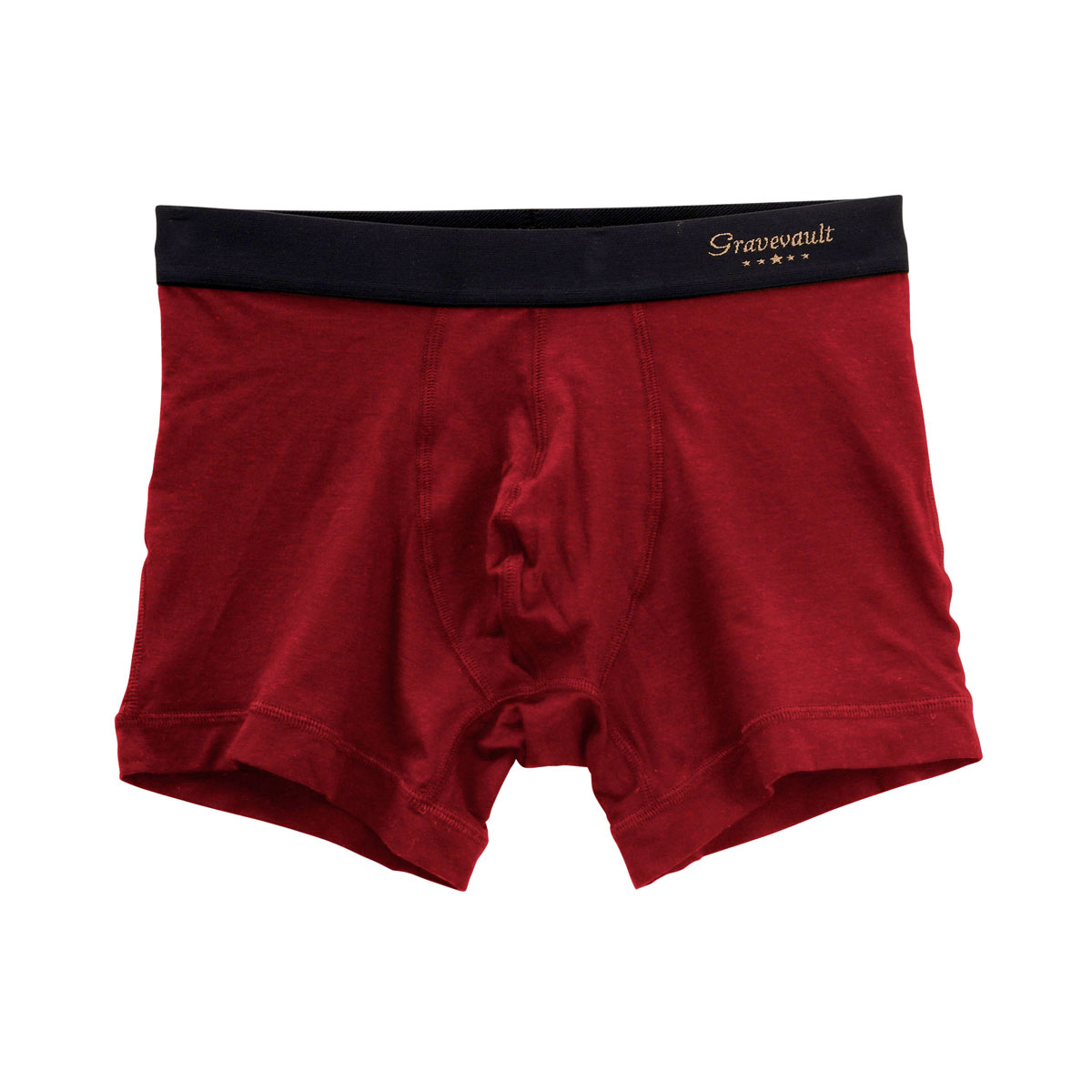 グレイブボールトGravevault × SHIROHATO 別注 naturale due ショート ボクサーパンツ メンズ S M L XL 天然素材(WI-ワイン-S)