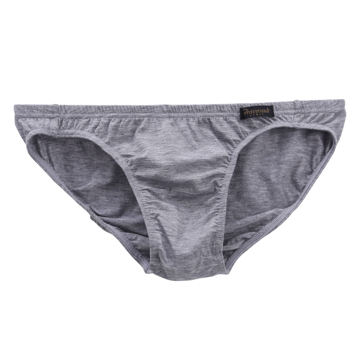 グレイブボールトGravevault × SHIROHATO 別注 naturale due フルバック ビキニ ブリーフ メンズ M L 天然素材(GY-グレー-M)